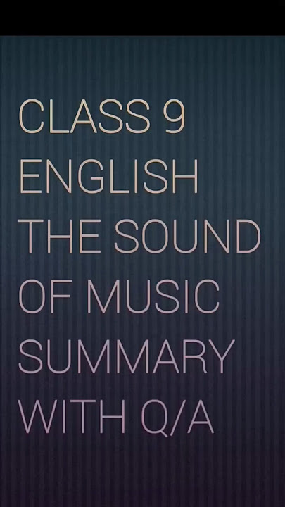 The sound of music 🎶.                                          #english #thesoundofmusic