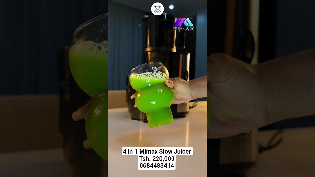 Mimax 4 in 1 Hands Free Coldpressed Slow Juicer