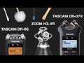 【ASMR】耳かきで音比べ♡TASCAM DR-05 vs DR-07X vs ZOOM H3-VR (No Talking)