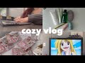 Cozy days vlog  slice of life yesstyle skincare haul shopping finals red hair era