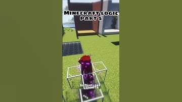 Minecraft Logic 🤯 Part 5#minecraft #minecraftshorts #shorts