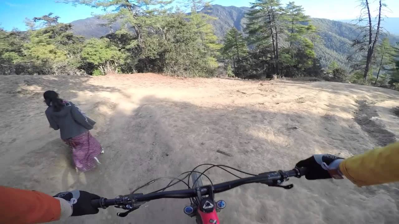 Downhill riding - Taktsang Monastery 2015|full GoPro