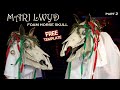 How To Make A Mari Lwyd Horse Skull Out Of EVA Foam - Free Template Welsh Christmas Tradition Part 2