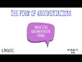 Logic: Unit 2- The Forms of Argumentations | In Thok Nath