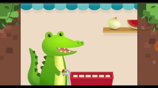 123 Sorting Fruits And Veggies Word Grocery Todo Math