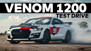 1200 HP MUSTANG GT500 Test Drive // VENOM 1200 by HENNESSEY