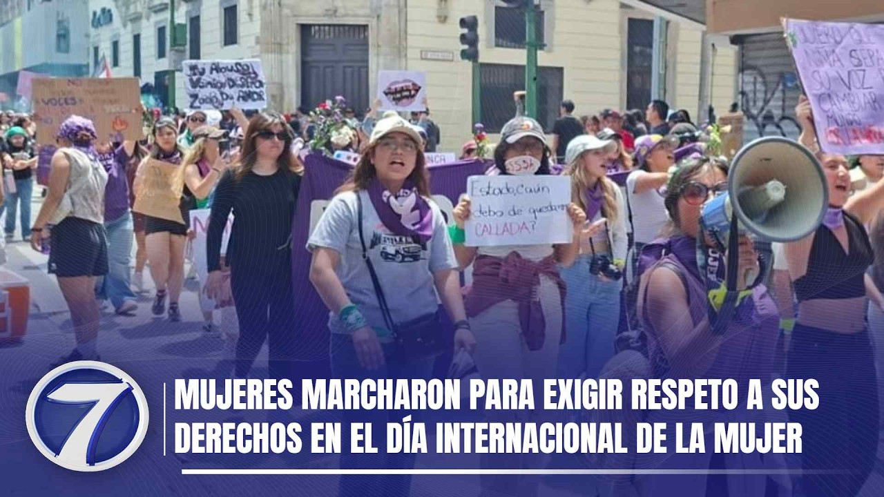 Mujeres marcharon para exigir respeto a sus derechos en el Día ...