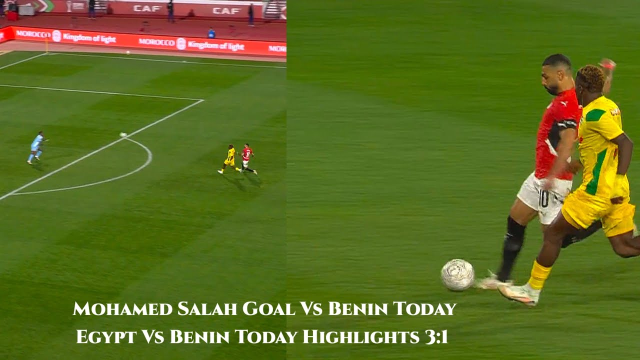 Mohamed Salah Goal Vs Benin Today, Egypt Vs Benin Today Highlights 3:1 , Africa Cup of Nations 2025