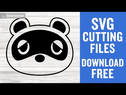 Tom Nook Animal Crossing Svg Free Cutting Files for Silhouette Cameo Free Download