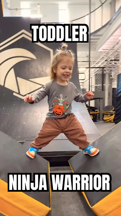 TODDLER VS NINJA WARRIOR OBSTACLE COURSE 💪