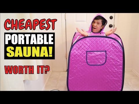 We Bought the CHEAPEST SUANA on AMAZON | Portable Steam Sauna Spa Unboxing and Review