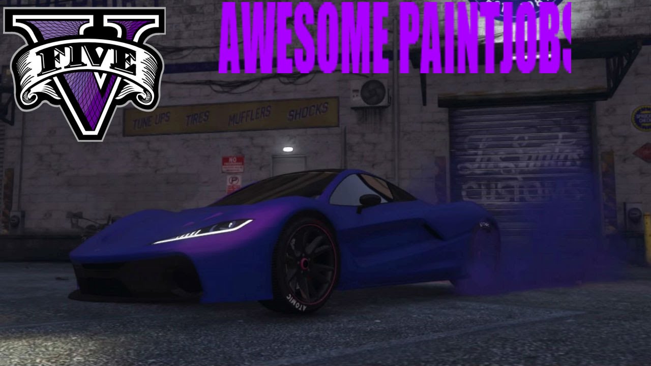 top 4 best paint jobs gta online YouTube