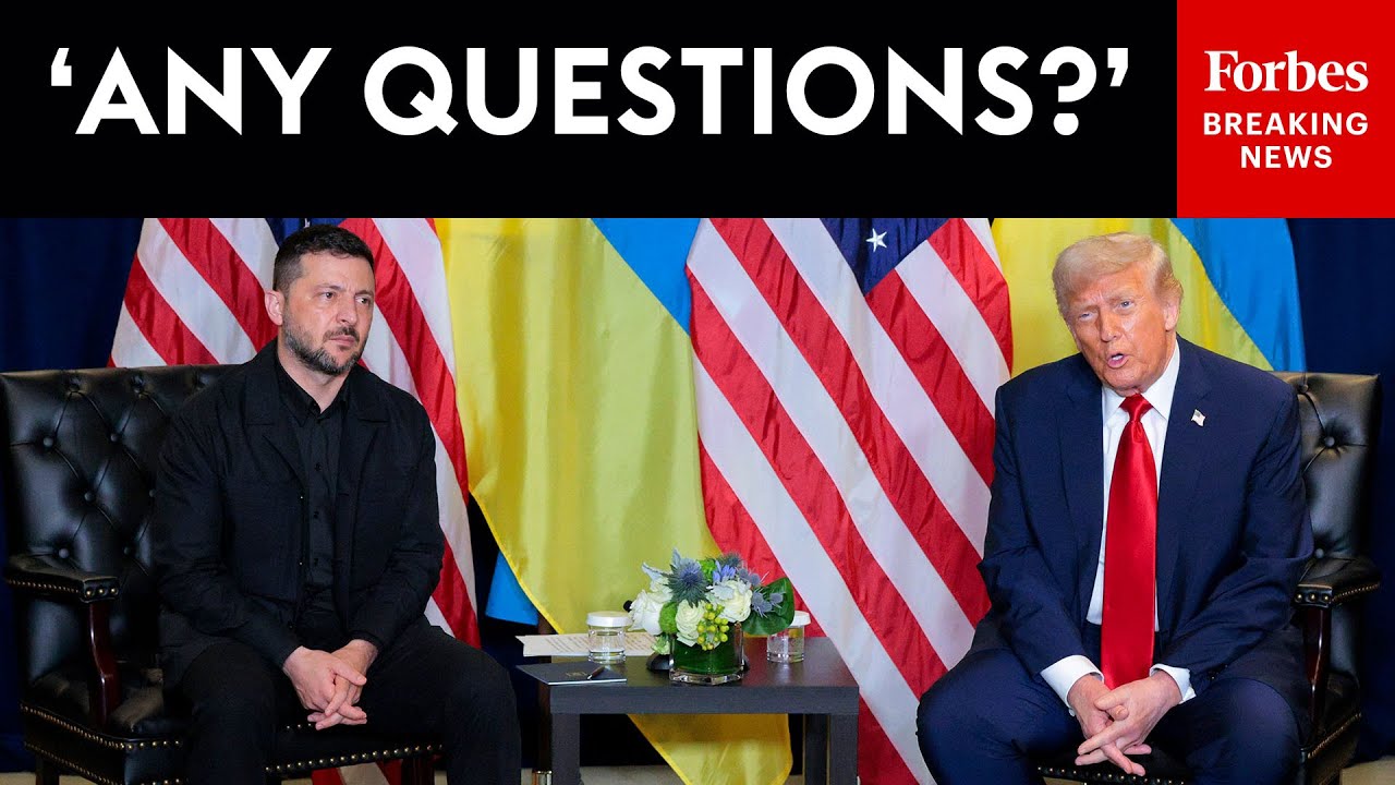 JUST IN: Trump Meets With Ukraine's Zelensky At UNGA, Takes Questions From Reporters