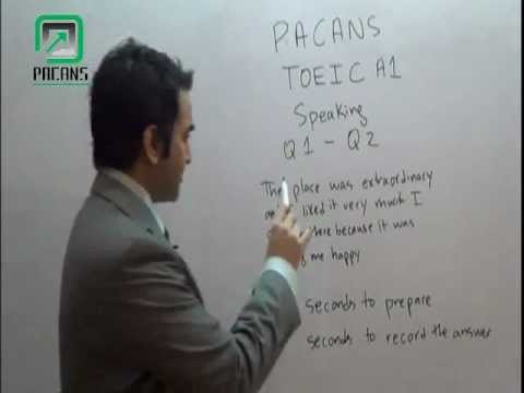 TOEIC A1 UK Spouse Visa Exam Speaking Questions 1 and 2 in Urdu/Hindi PACANS