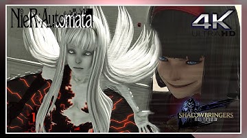 Final Fantasy XIV Shadowbringers: Nier Raid -The Tower at Paradigm’s Breach (Blind Tank) 4K 60FPS