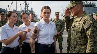 They Laughed at the Tattoo — Until a Navy SEAL Commander Saluted Her in Front of Everyone”