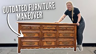 Updating Pine Furniture with Water-based Gel Stain