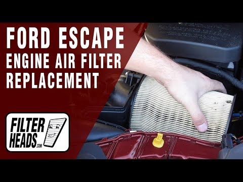 How to Replace Engine Air Filter 2014 Ford Escape L4 1.6L - YouTube