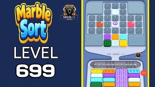 Marble Sort level 699 walkthrough solution