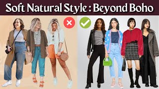 Kibbe Soft Natural Outfits: beyond the "casual boho" look screenshot 5