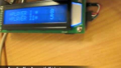 PongEx: Play Pong with phidgets