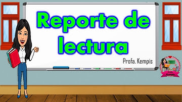 Reporte de lectura