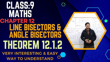 Theorem 12.1.2 - Class 9 - Chapter 12 - Line Bisectors and Angle Bisectors - Maths - Sir Aizaz.
