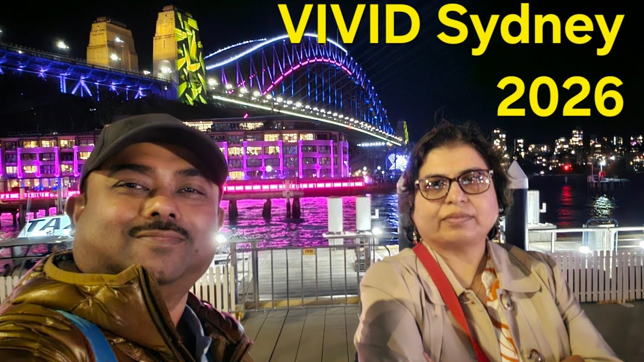 Vivid Sydney 2026 | Circular Quay, Sydney Opera House & Harbour Lights ✨🌉