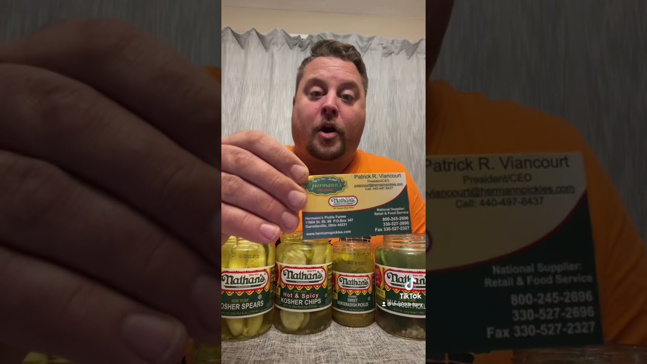 Hermann’s Pickles\Nathan’s Pickles YouTube