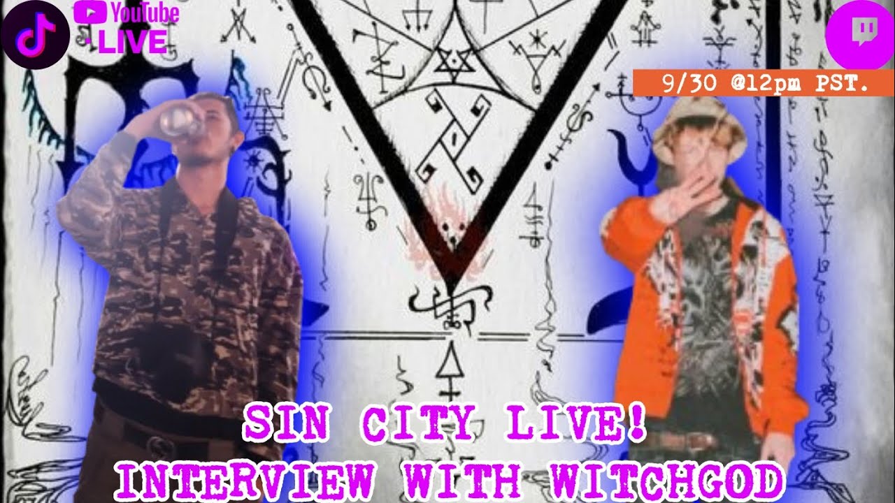 Witchgod Rapper SIN CITY LIVE ! INTERVIEW WITH WITCHGOD - YouTube