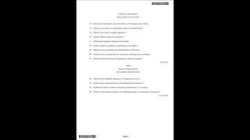 Corporate Regulations and Administration First Semester 2023 Question Paper | MG University |#bcom