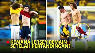 Kemana jersey pemain setelah pertandingan?