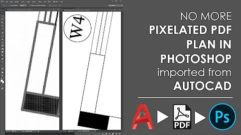How to remove PIXELATION from a PDF PLAN EXPORTED from AUTOCAD / High Resolution PDF EXPORT/IMPORT