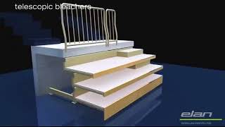 Telescopic seating systems by Elan Inventa
