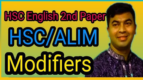 Modifiers(Part-2) |HSC| ALIM| Hasan Mahmud