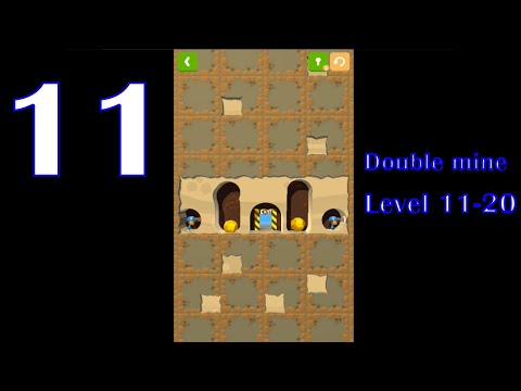 Mine Rescue - Double Mine - All level solutions Part 2 - Level 11-20