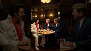 Download Lagu POV: Elvis invited Donald Trump \u0026  John F. Kennedy for dinner. MP3