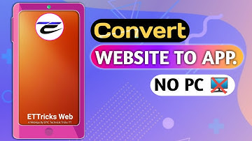 How To Convert Any Website Into a Professional App. For Free  NO PC !! 🔥