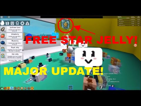 Huge Update Free Star Jelly New Boss Roblox Bee Swarm Simulator Update Youtube - how to get free star jelly glitch bee swarm simulator codes update roblox