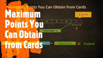 Maximum Points You Can Obtain from Cards | LeetCode 1423 | Coders Camp