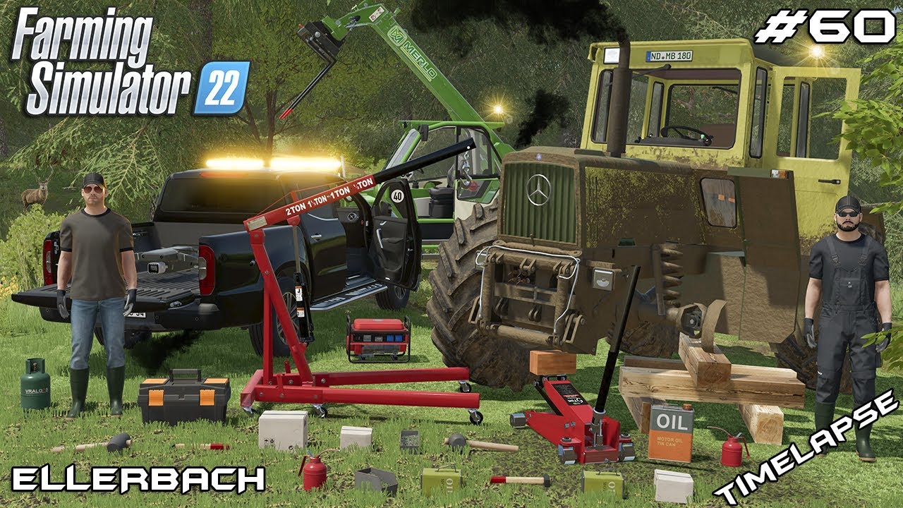 ПОКУПКА БРОШЕННОГО И СЛОМАННОГО MB TRAC 1800 С @kedex | Ellerbach | Farming Simulator 22 | Эпизод 60