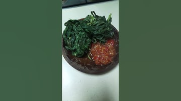 Mantul Makan Siang Ada Rebus Daun Singkong Dan Sambal Tolenjeng