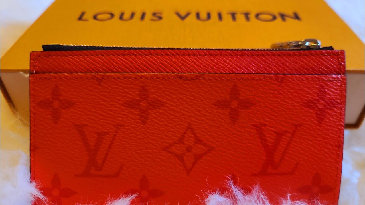 UNBOXING Louis Vuitton Taigarama Card Coin Collector April 2019 