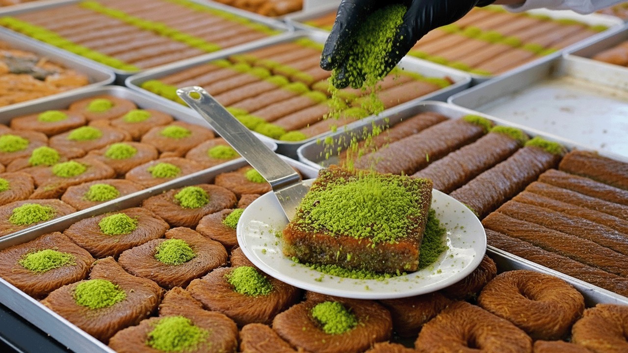 INSANE Turkish Dessert Skills! Baklava, Katmer, Milk Desserts