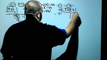 Algebra Lesson 5 - Solving equations with like terms