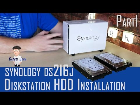 Synology Diskstation DS216J - HDD Installation & Initial Setup - Pt1