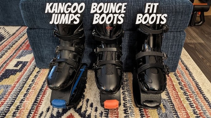 Kangoo Jumps KJ XR3 SE Exercise Jump Boots Size M Black/ Pink