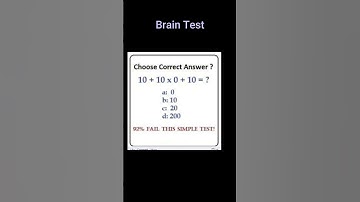 Only Geniuses Can Solve This Math Quiz in 5 Seconds!