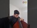 عازف الكونترباص محمد الديك كفر الديك طلات ثقافية لموسيقيين شباب تحت الحجر