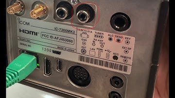 Icom 7300 MK2 amplifier relay keying (hidden menu how to)